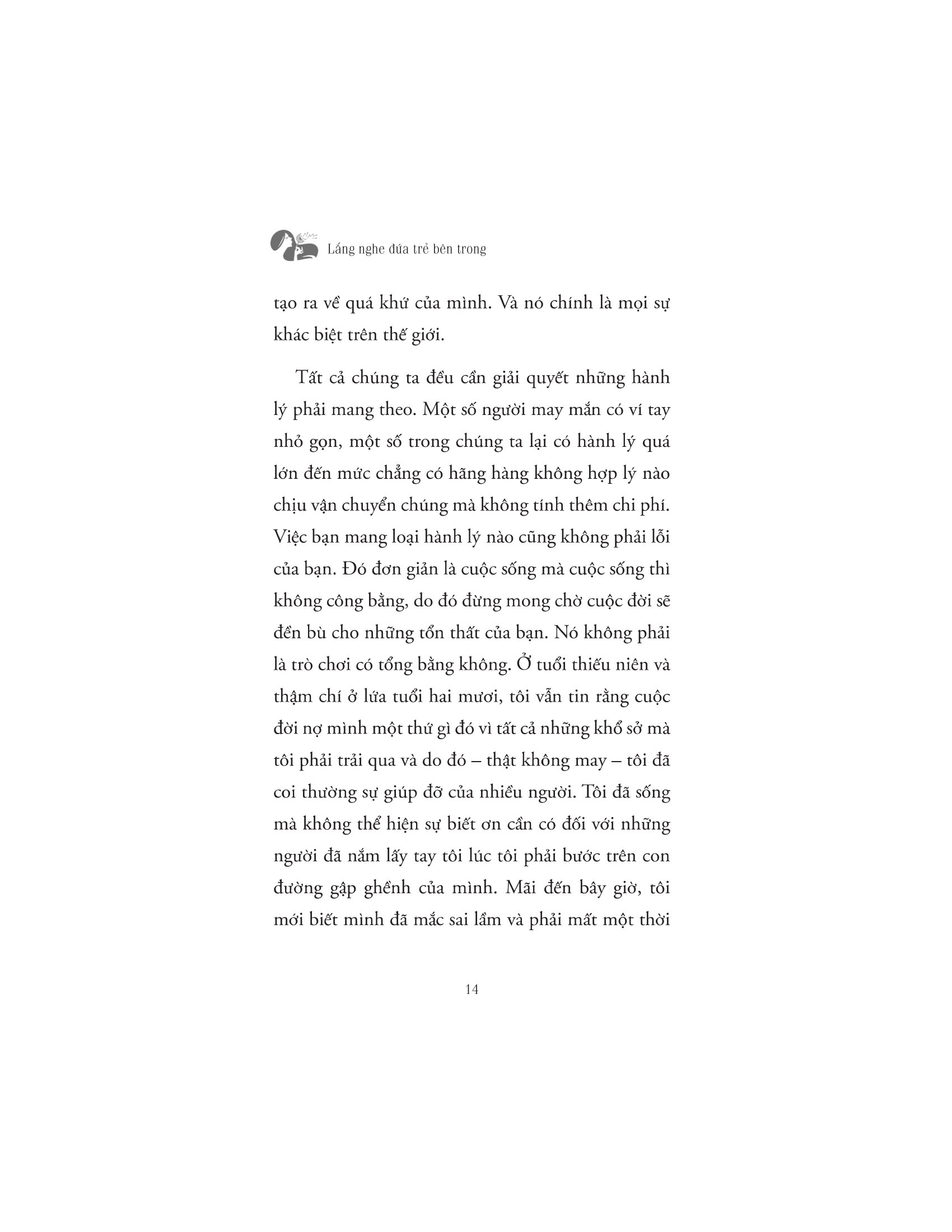 lắng nghe đứa trẻ bên trong