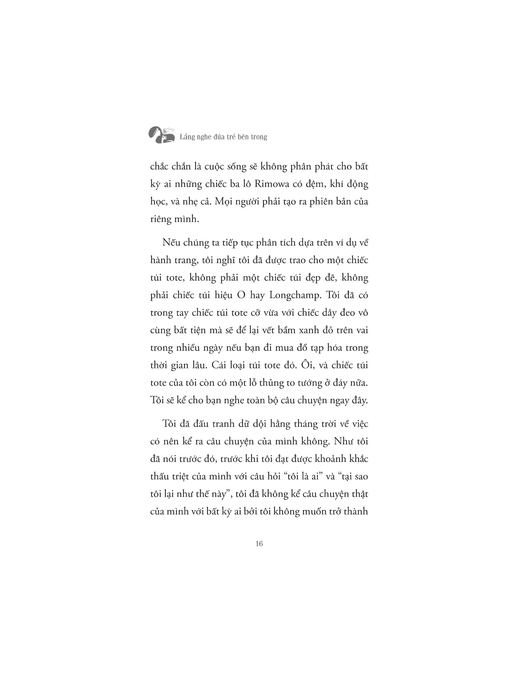 lắng nghe đứa trẻ bên trong