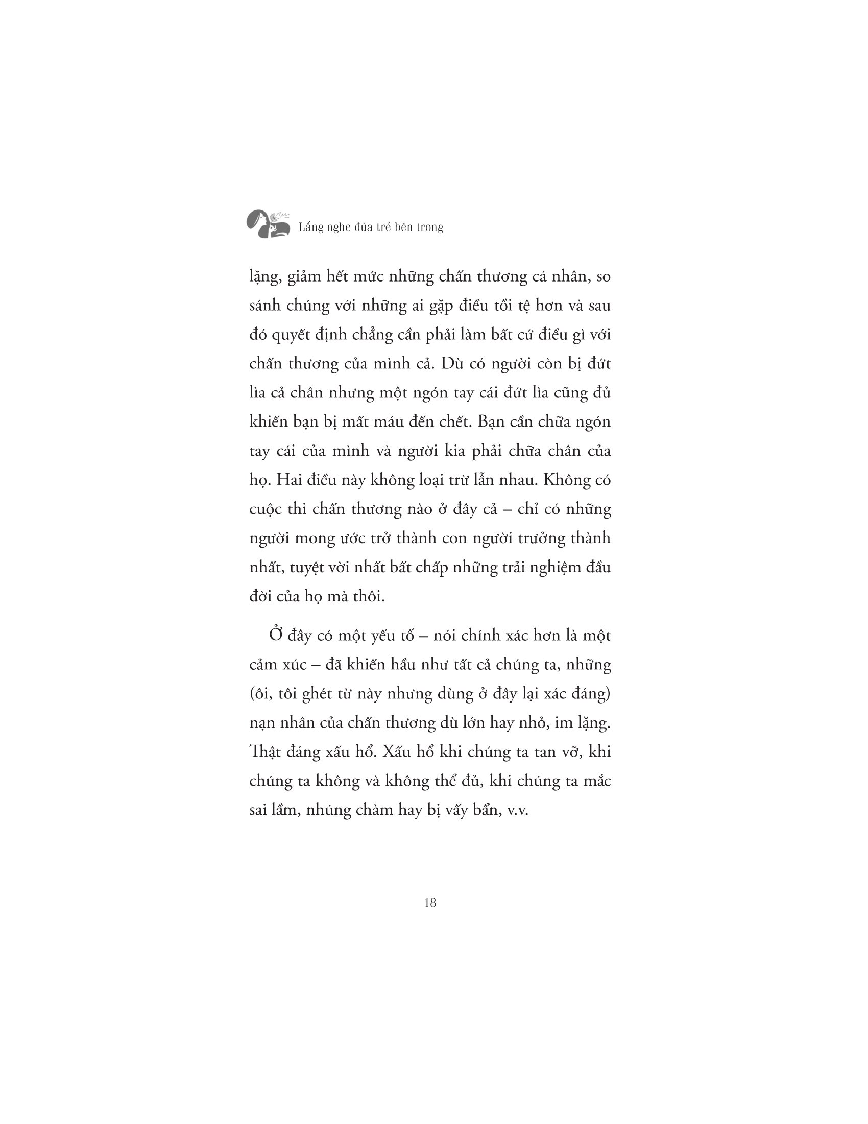 lắng nghe đứa trẻ bên trong