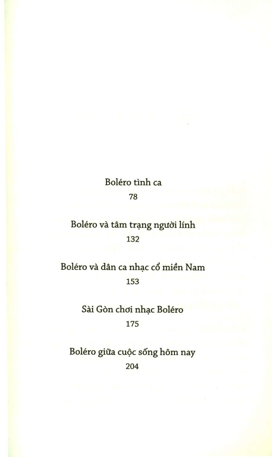 lắng nghe giai điệu bolero