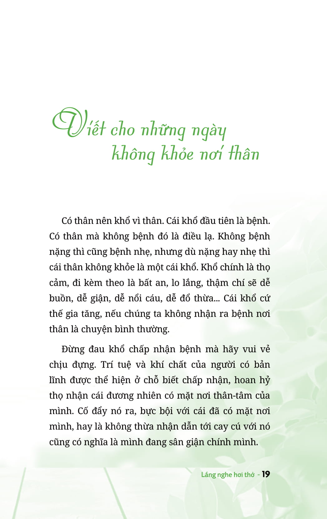 lắng nghe hơi thở