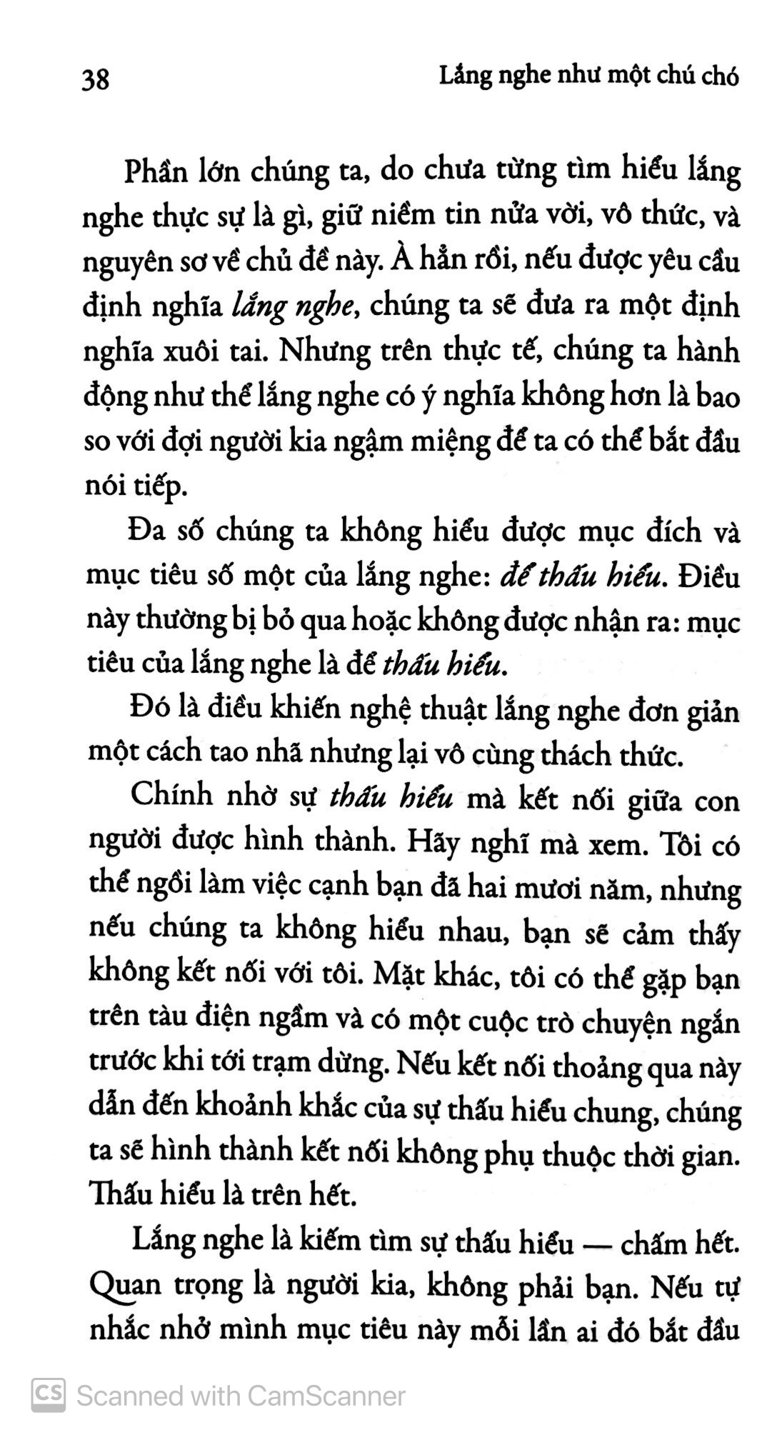 lắng nghe như một chú chó và tạo dấu ấn của bạn với thế giới