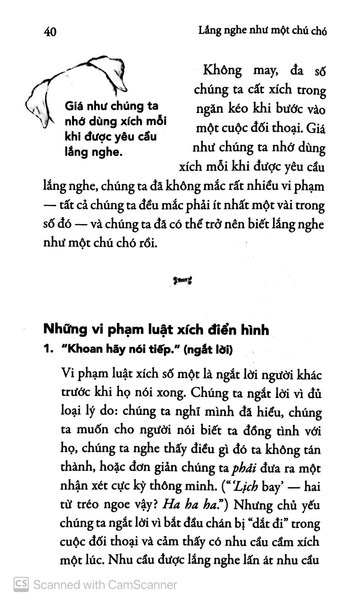 lắng nghe như một chú chó và tạo dấu ấn của bạn với thế giới
