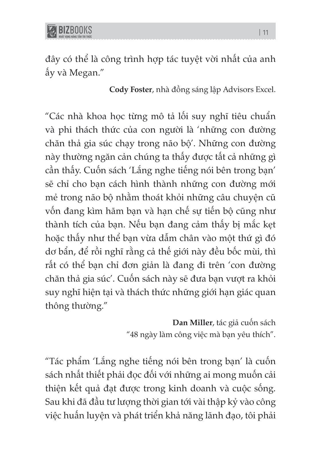 lắng nghe tiếng nói bên trong bạn