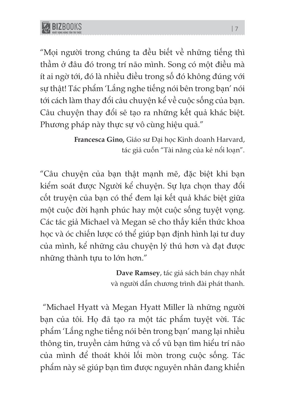 lắng nghe tiếng nói bên trong bạn