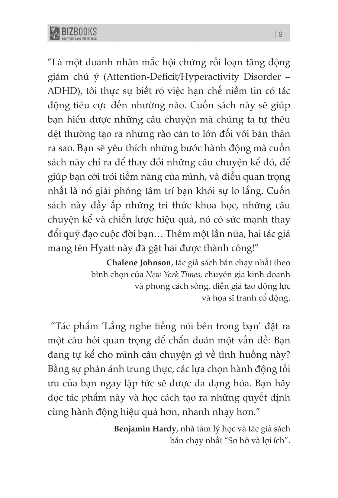 lắng nghe tiếng nói bên trong bạn