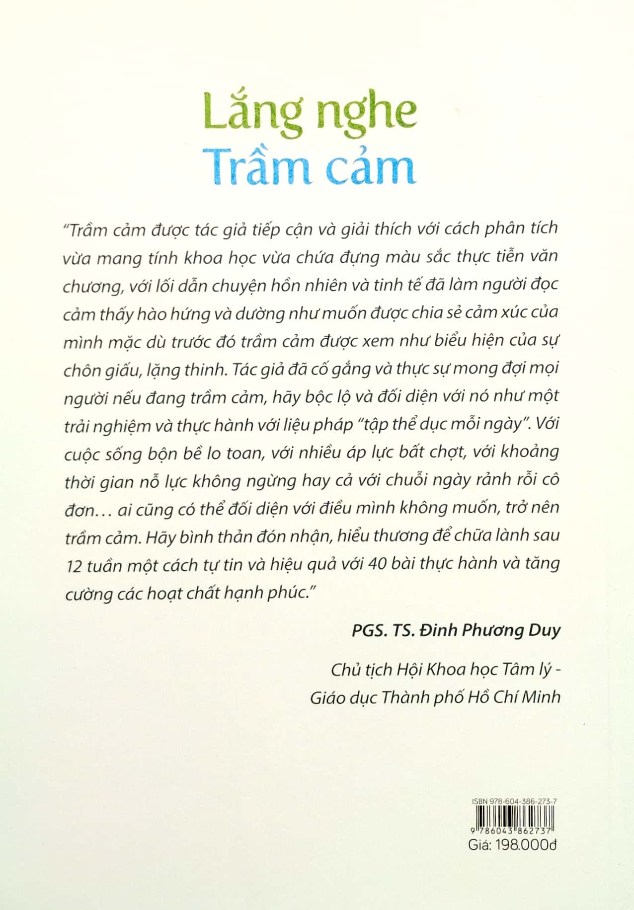lắng nghe trầm cảm
