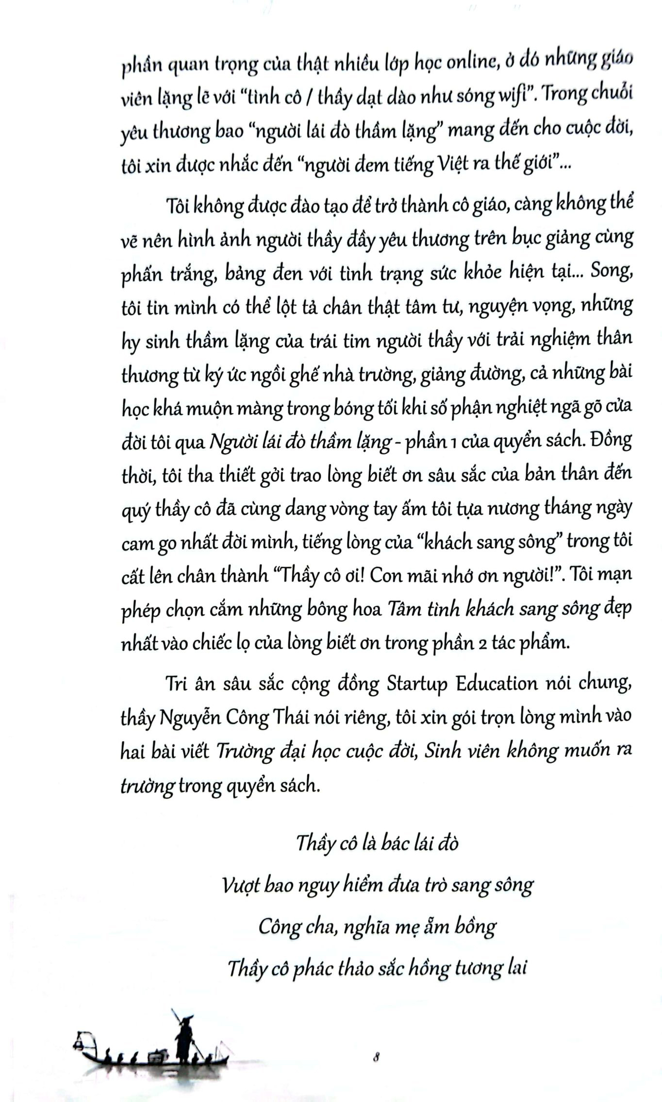 lặng thầm đưa khách sang sông