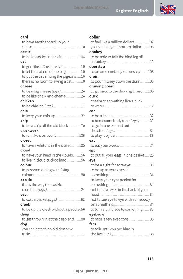 langenscheidt and pigs might fly: bildhaft sprechen mit 250 englischen redewendungen