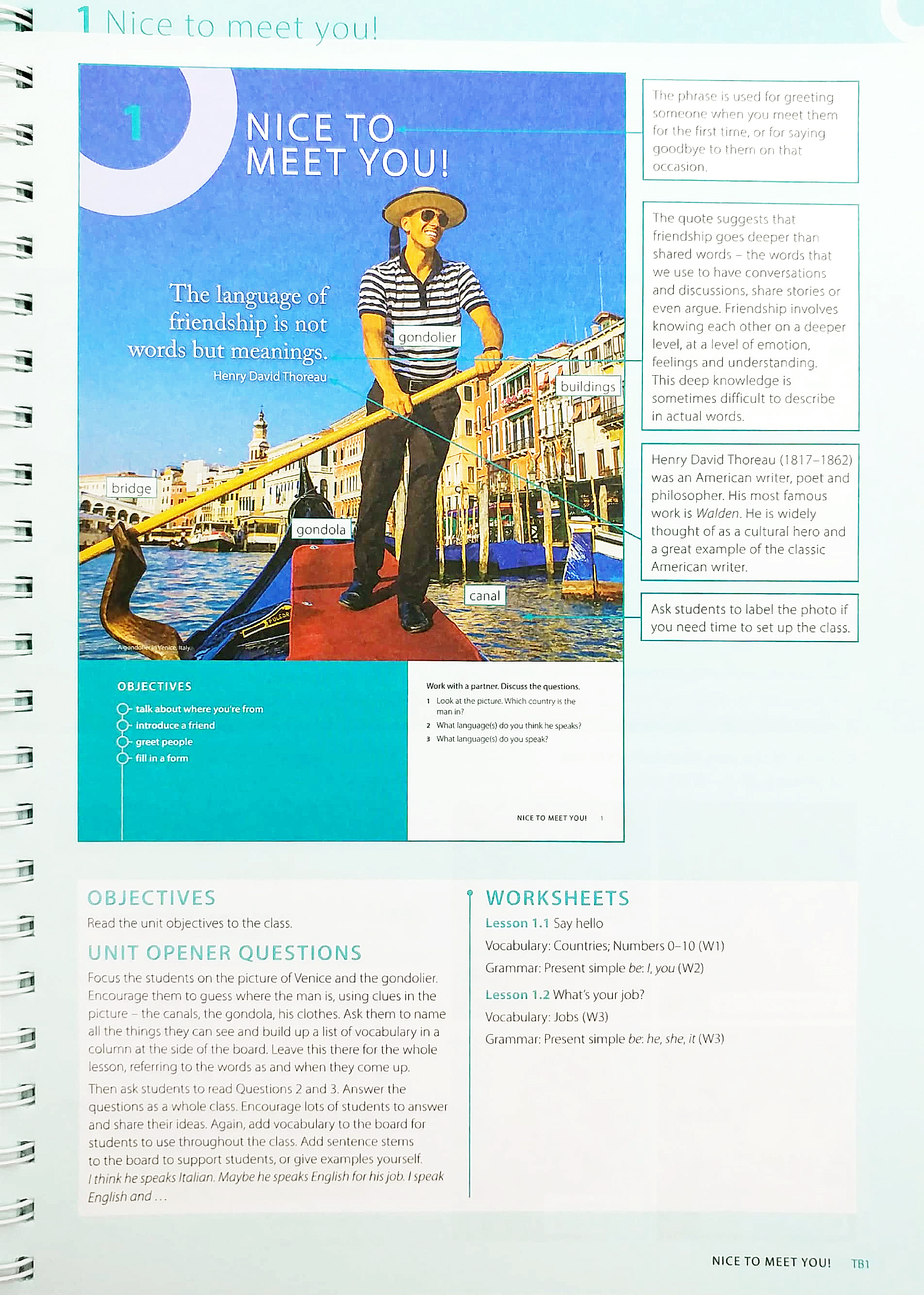 language hub beginner teacher's book with navio app