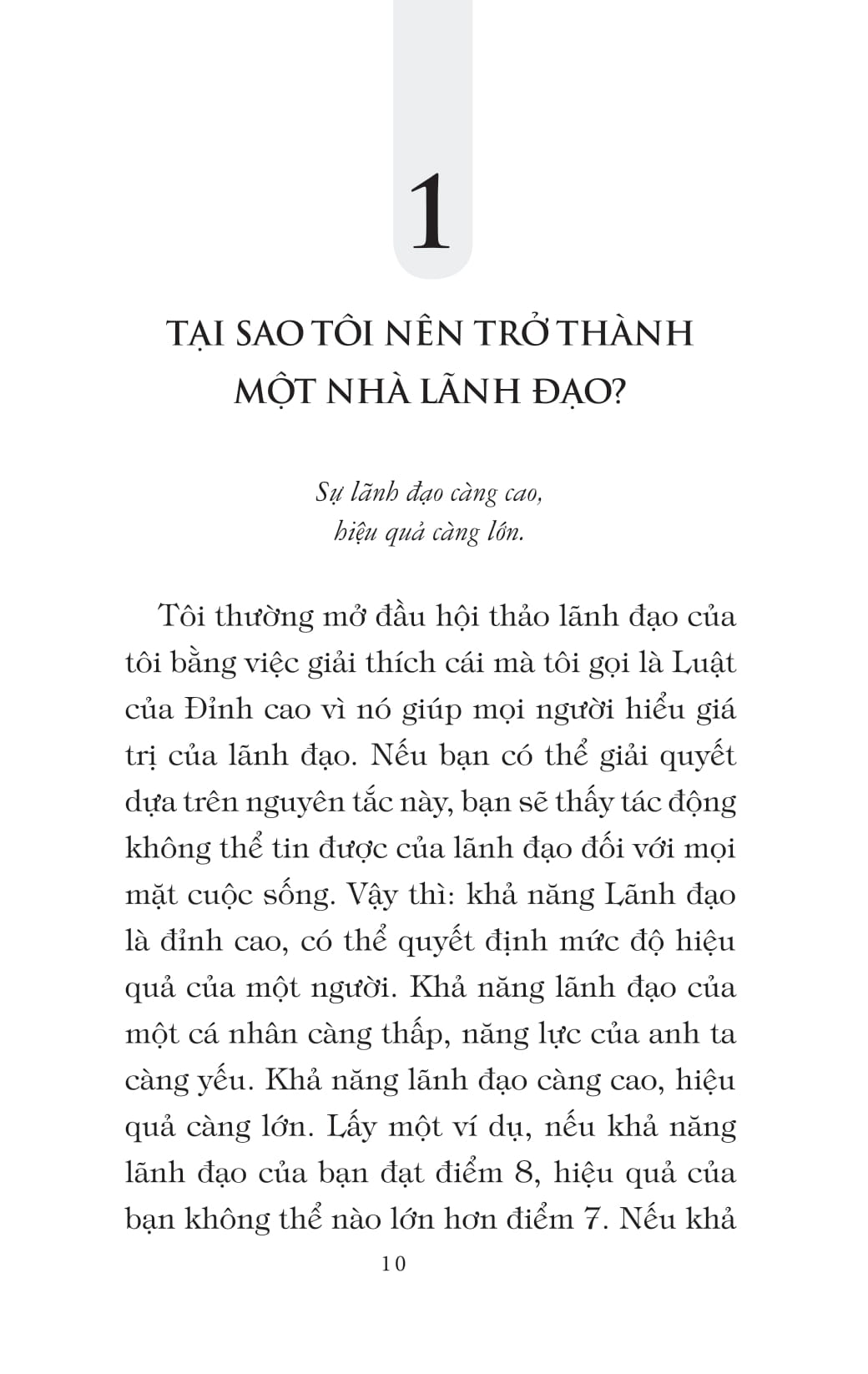 lãnh đạo 101 - leadership 101