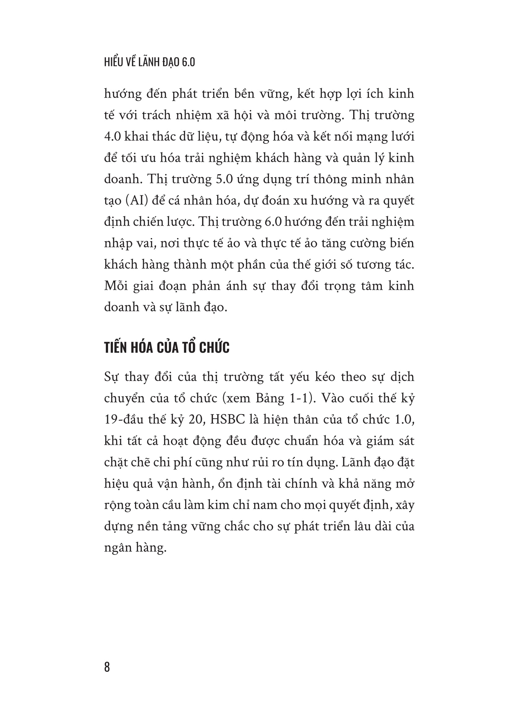 Lãnh Đạo 6.0 - Tương Lai Đổi Mới Tổ Chức Và Ngân Hàng