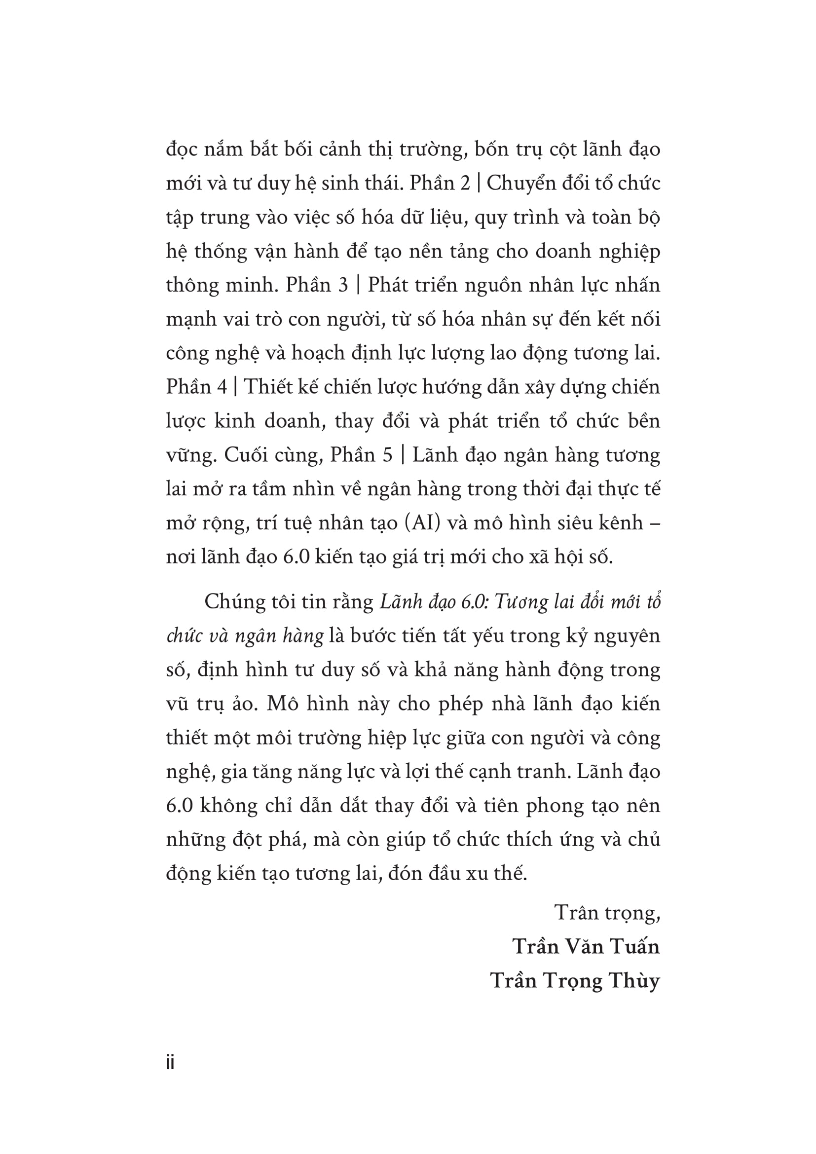 Lãnh Đạo 6.0 - Tương Lai Đổi Mới Tổ Chức Và Ngân Hàng