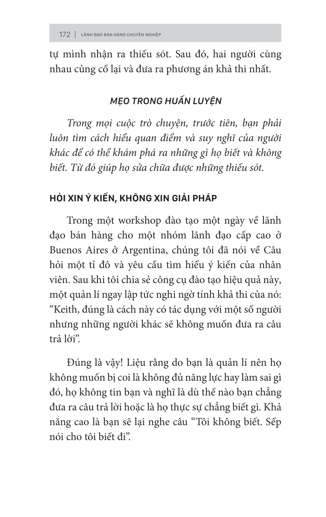 lãnh đạo bán hàng chuyên nghiệp - bí quyết xây dựng đội nhóm bán hàng - bất khả chiến bại