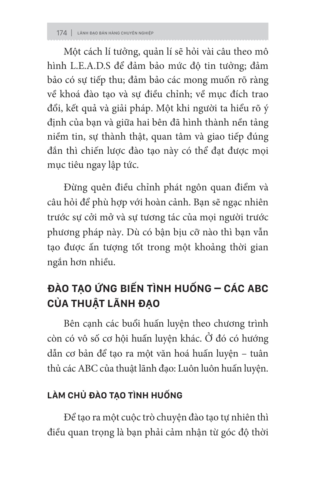 lãnh đạo bán hàng chuyên nghiệp - bí quyết xây dựng đội nhóm bán hàng - bất khả chiến bại
