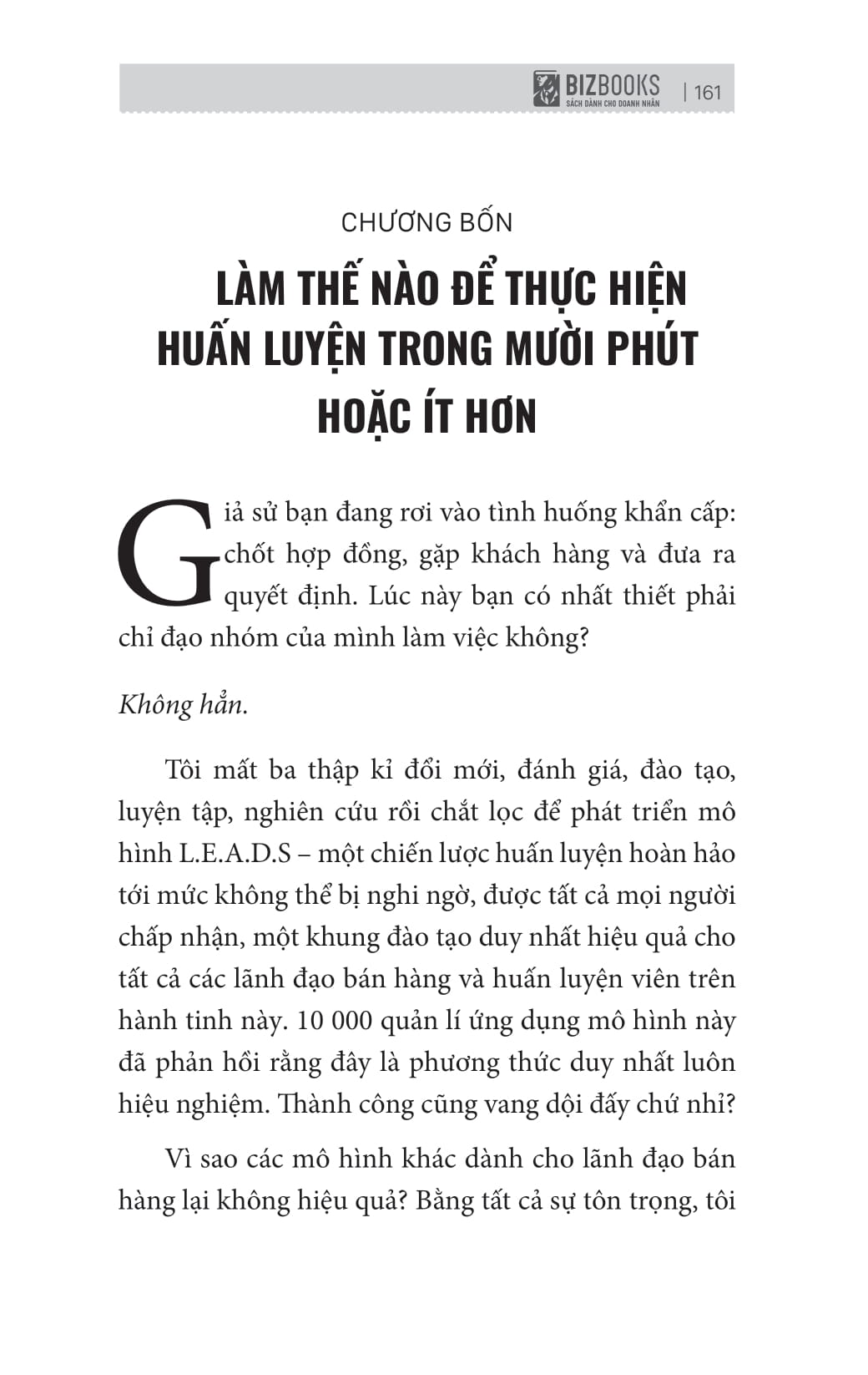 lãnh đạo bán hàng chuyên nghiệp - bí quyết xây dựng đội nhóm bán hàng - bất khả chiến bại