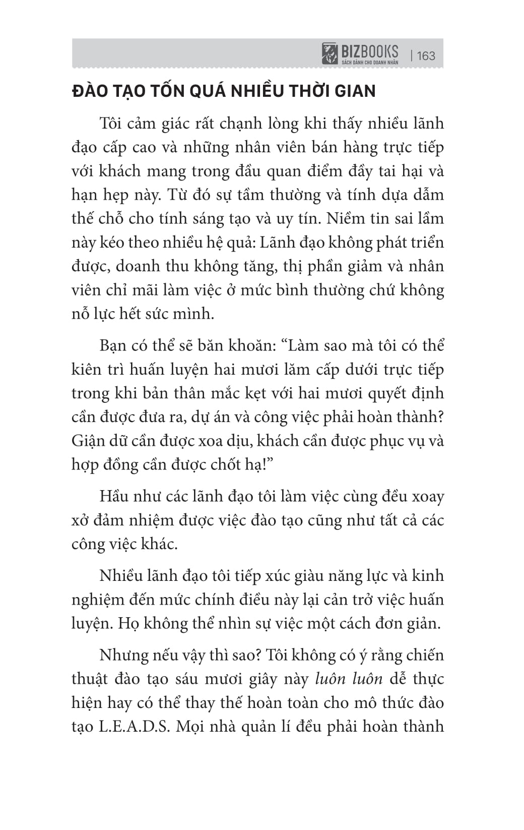lãnh đạo bán hàng chuyên nghiệp - bí quyết xây dựng đội nhóm bán hàng - bất khả chiến bại