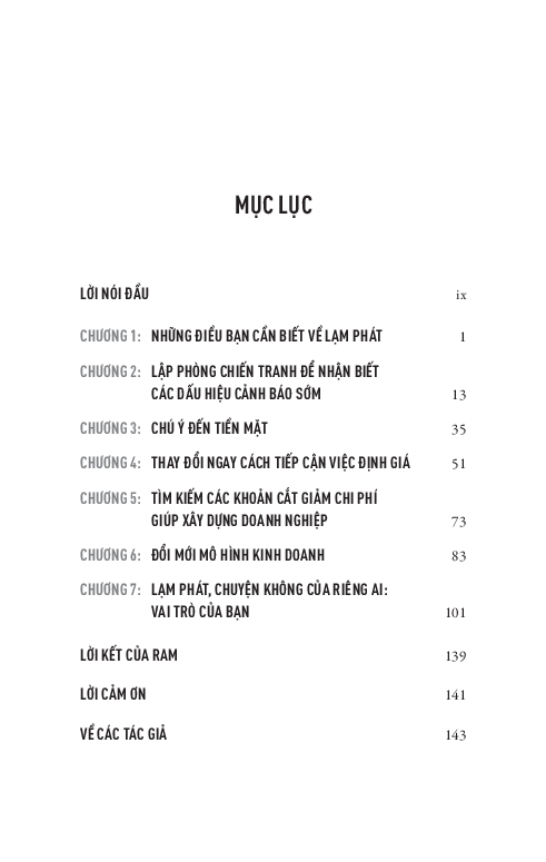 lãnh đạo doanh nghiệp vượt qua lạm phát