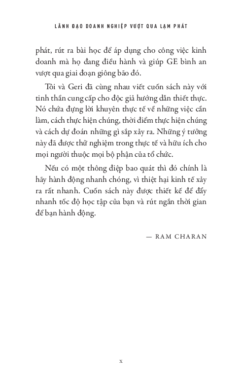 lãnh đạo doanh nghiệp vượt qua lạm phát