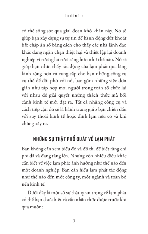 lãnh đạo doanh nghiệp vượt qua lạm phát