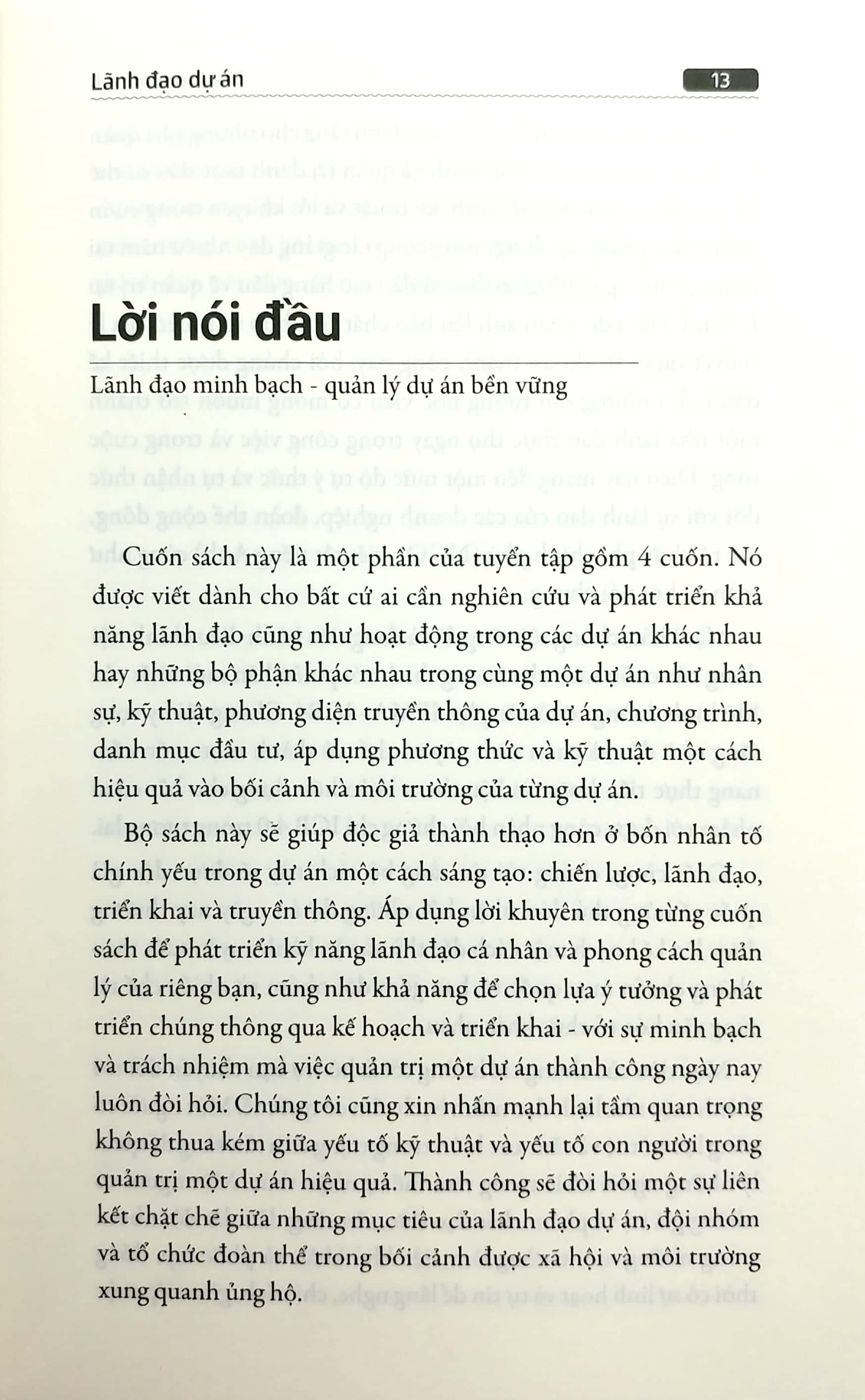 lãnh đạo dự án