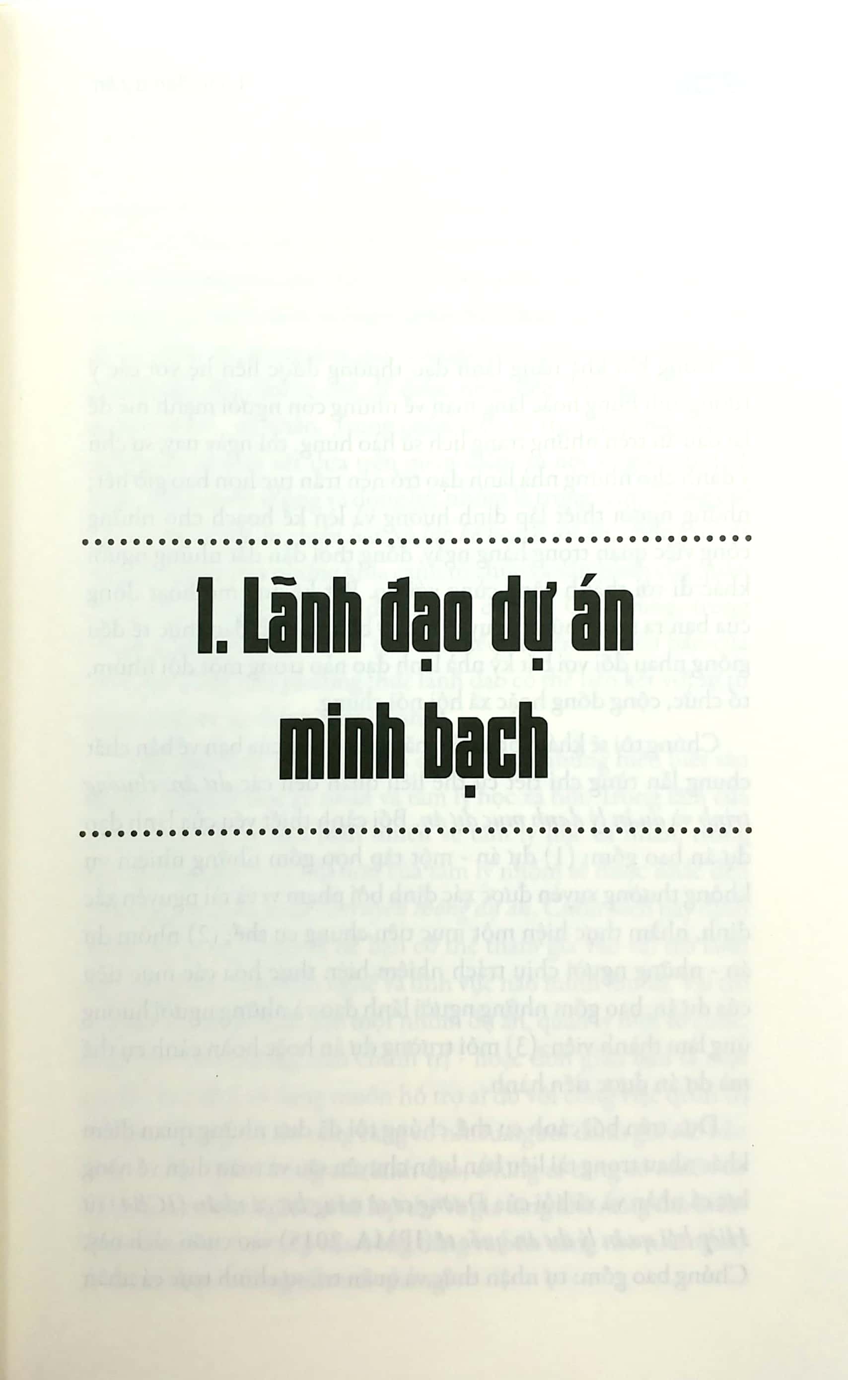 lãnh đạo dự án