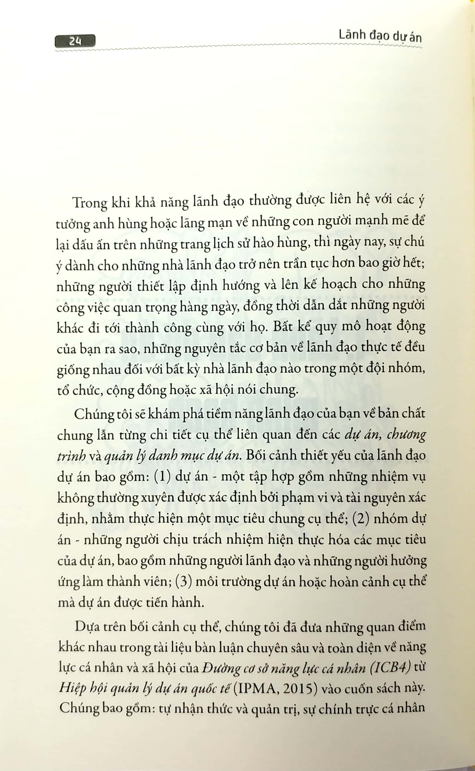 lãnh đạo dự án