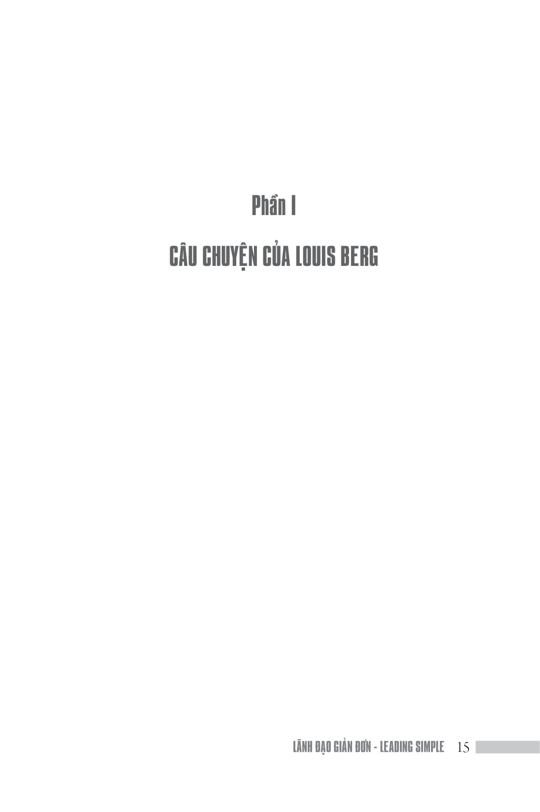 lãnh đạo giản đơn (leading simple)