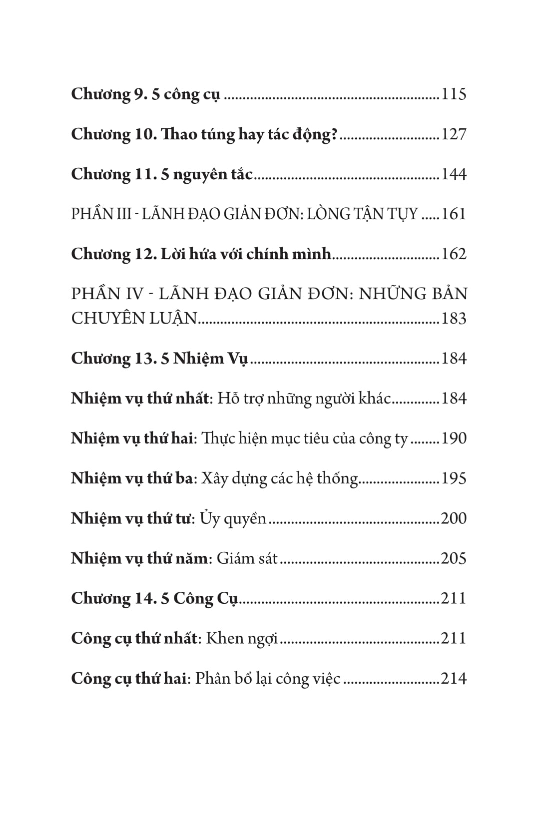 lãnh đạo giản đơn (leading simple)