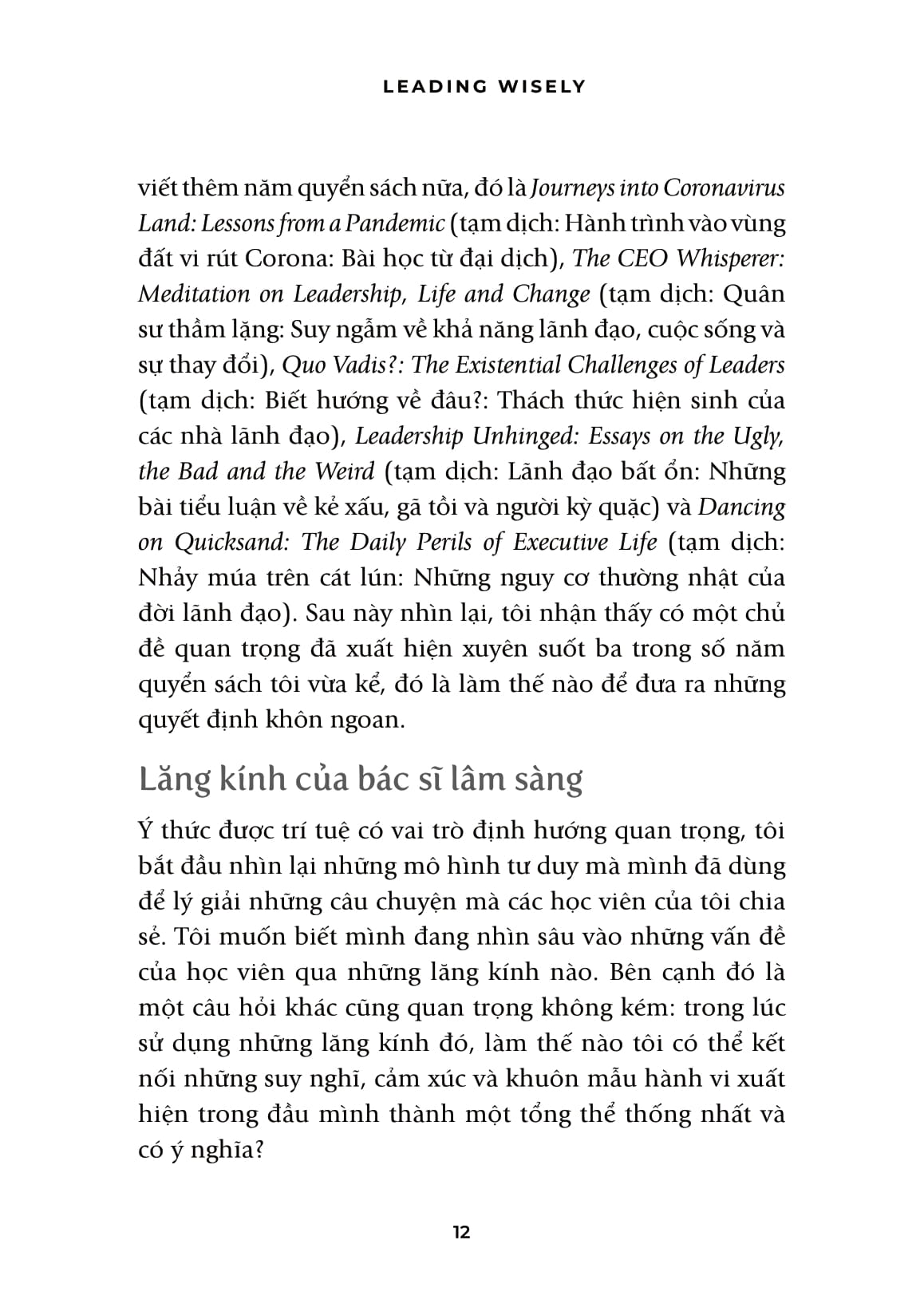 Lanh Dao Khon Ngoan - Leading Wisely