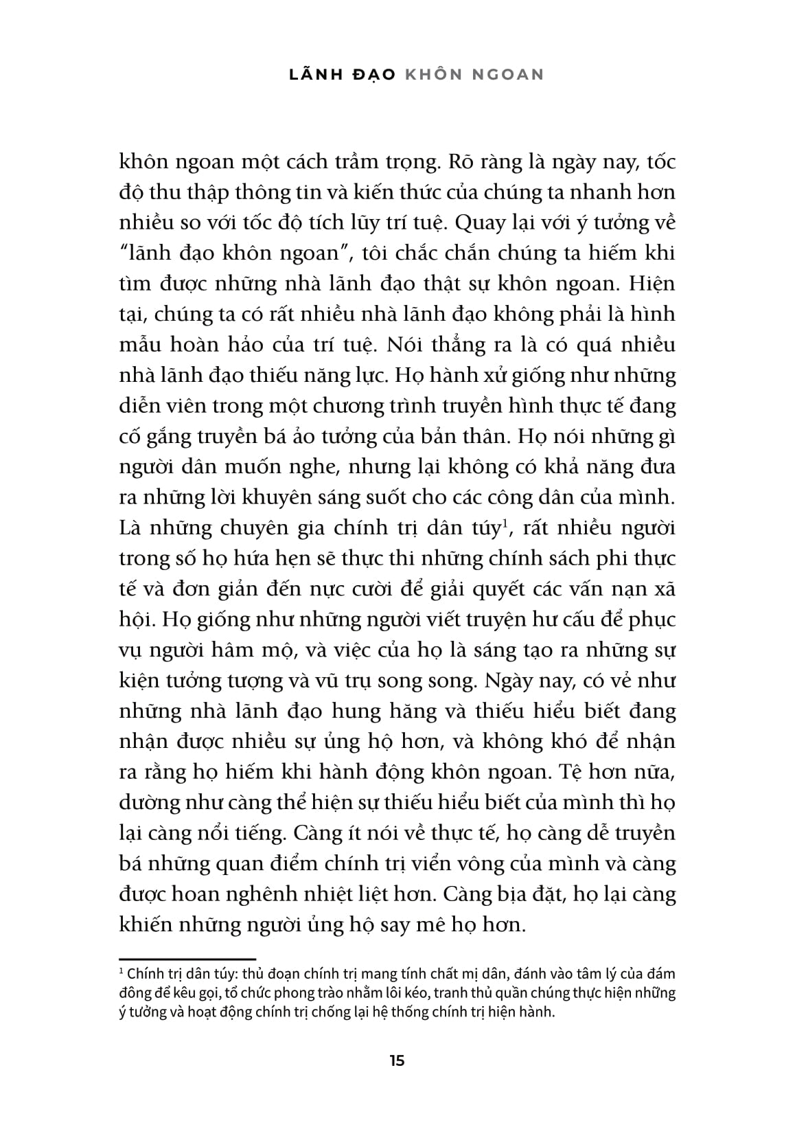 Lanh Dao Khon Ngoan - Leading Wisely