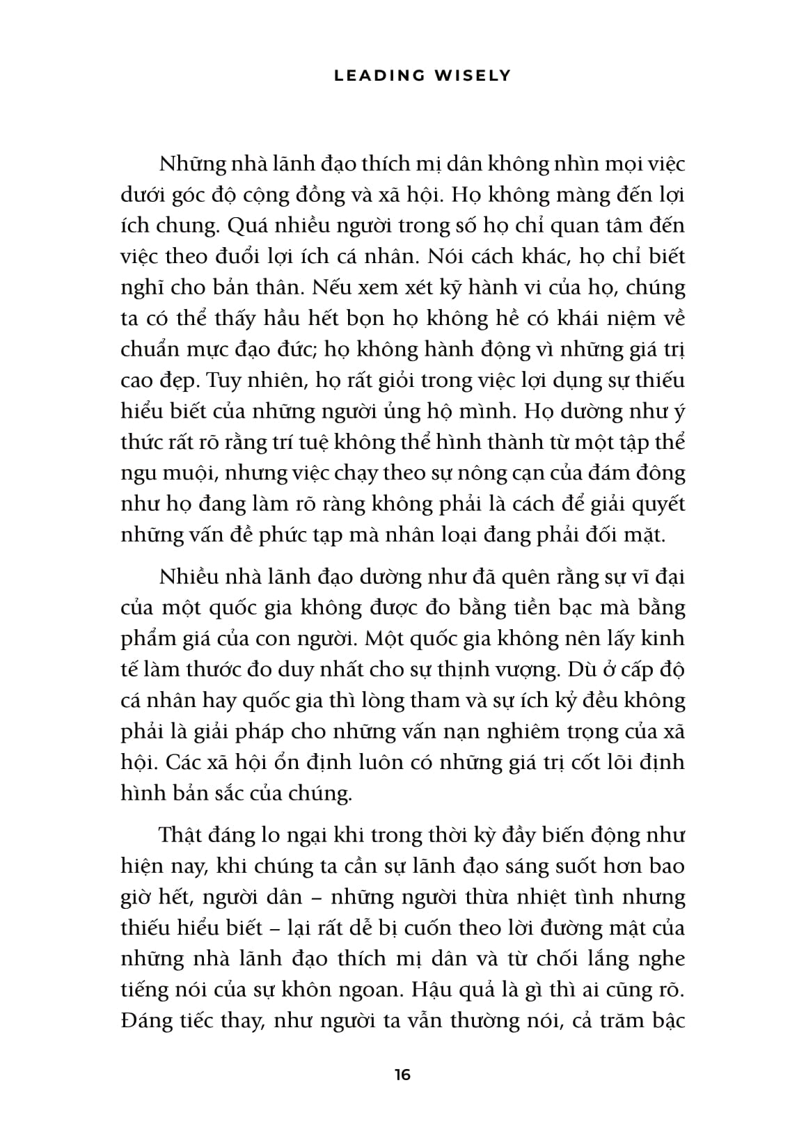 Lanh Dao Khon Ngoan - Leading Wisely