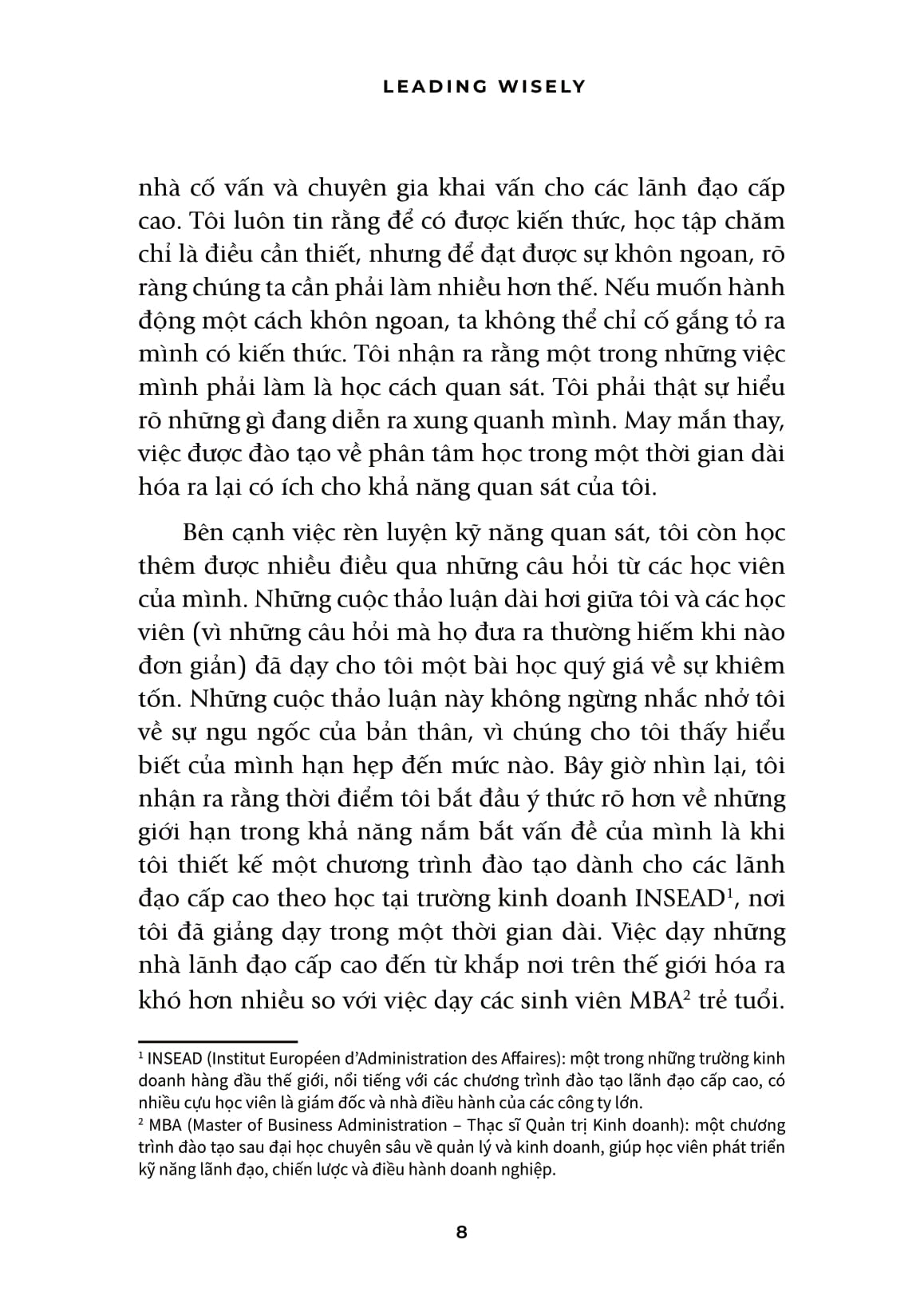 Lanh Dao Khon Ngoan - Leading Wisely