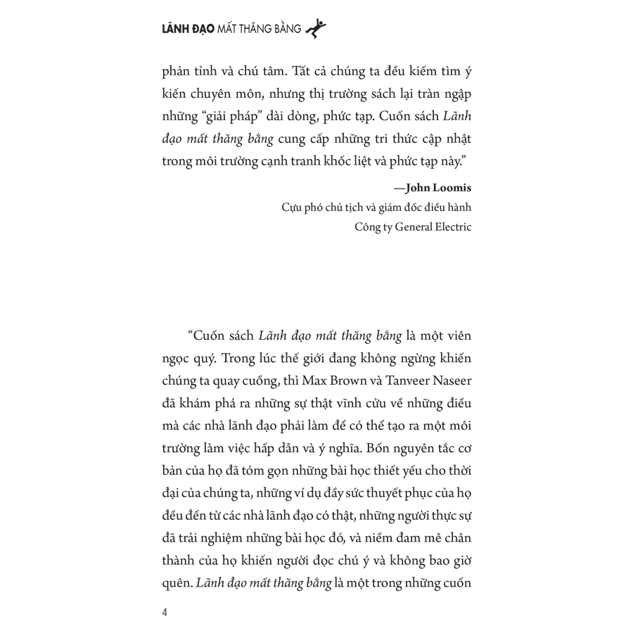 lãnh đạo mất thăng bằng