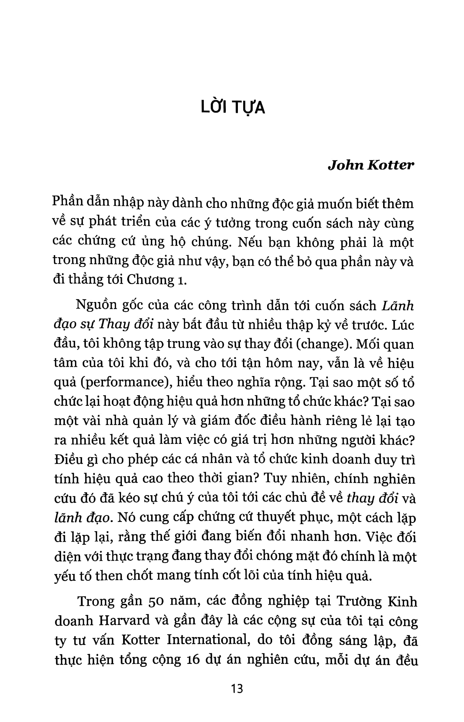 lãnh đạo sự thay đổi - change