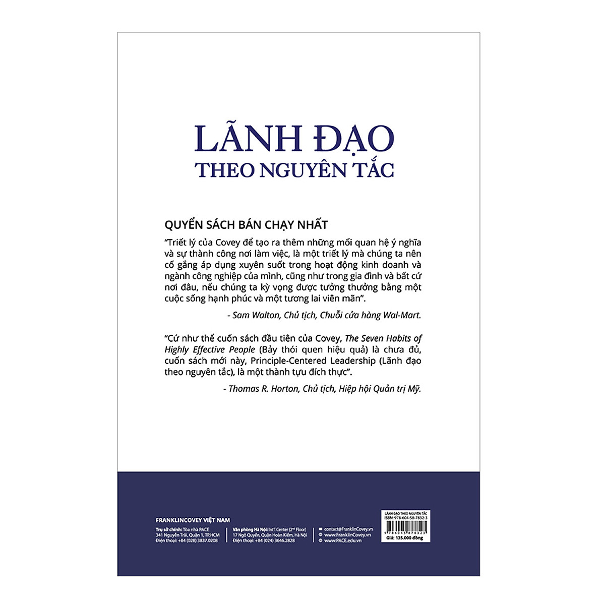 lãnh đạo theo nguyên tắc (tái bản 2019)