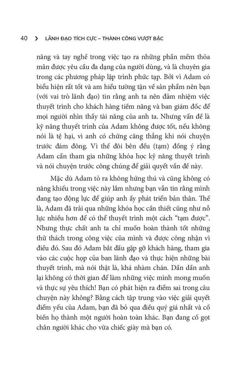 lãnh đạo tích cực - thành công vượt bậc