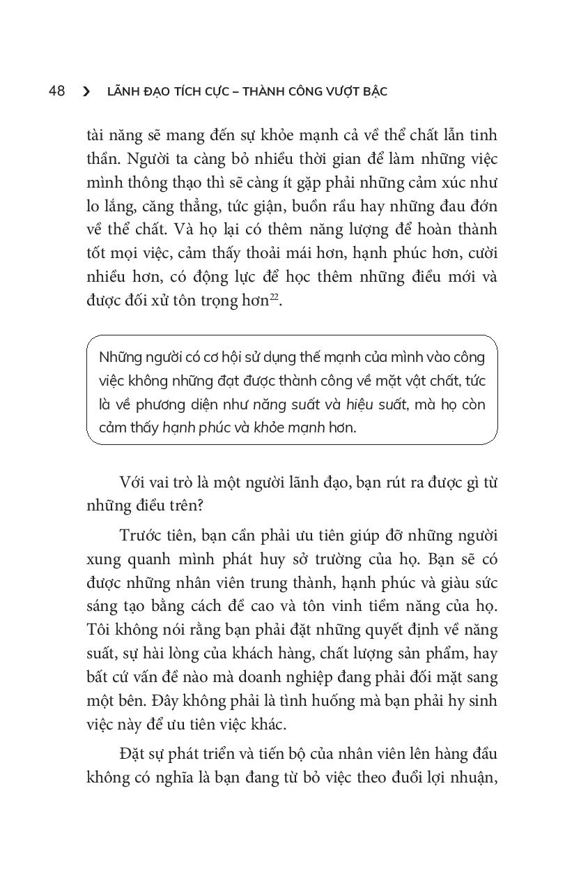 lãnh đạo tích cực - thành công vượt bậc