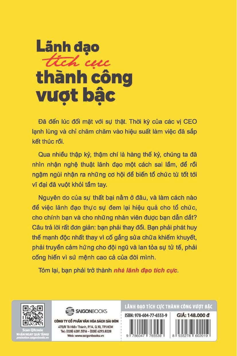 lãnh đạo tích cực - thành công vượt bậc