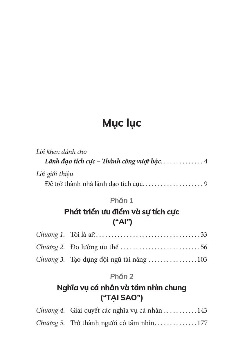 lãnh đạo tích cực - thành công vượt bậc