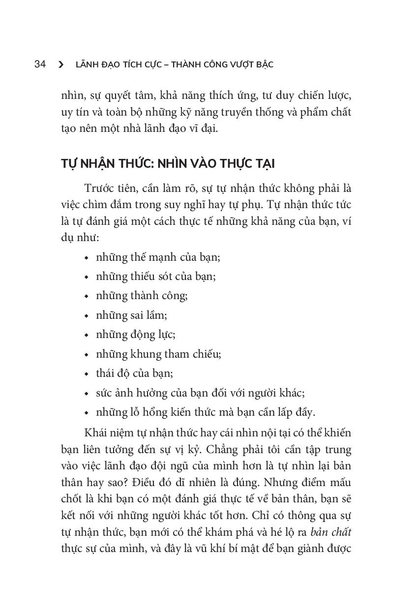 lãnh đạo tích cực - thành công vượt bậc