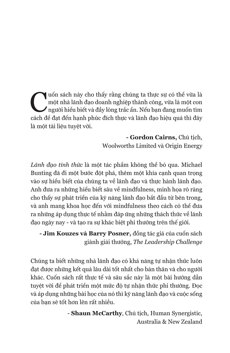 Lanh Dao Tinh Thuc - The Mindful Leader