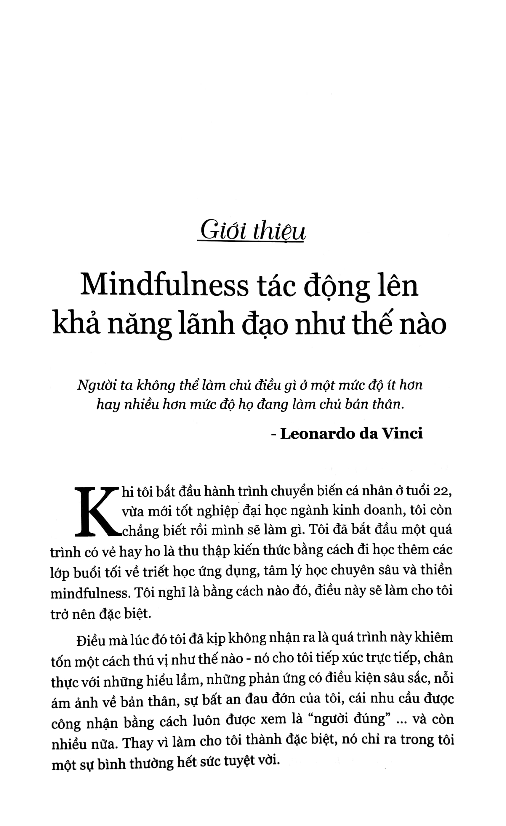 lãnh đạo tỉnh thức - the mindful leader (tái bản 2023)