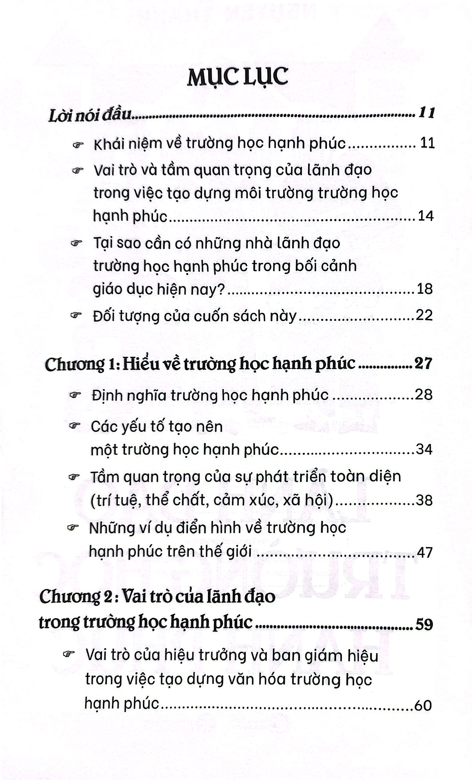 lãnh đạo trường học hạnh phúc