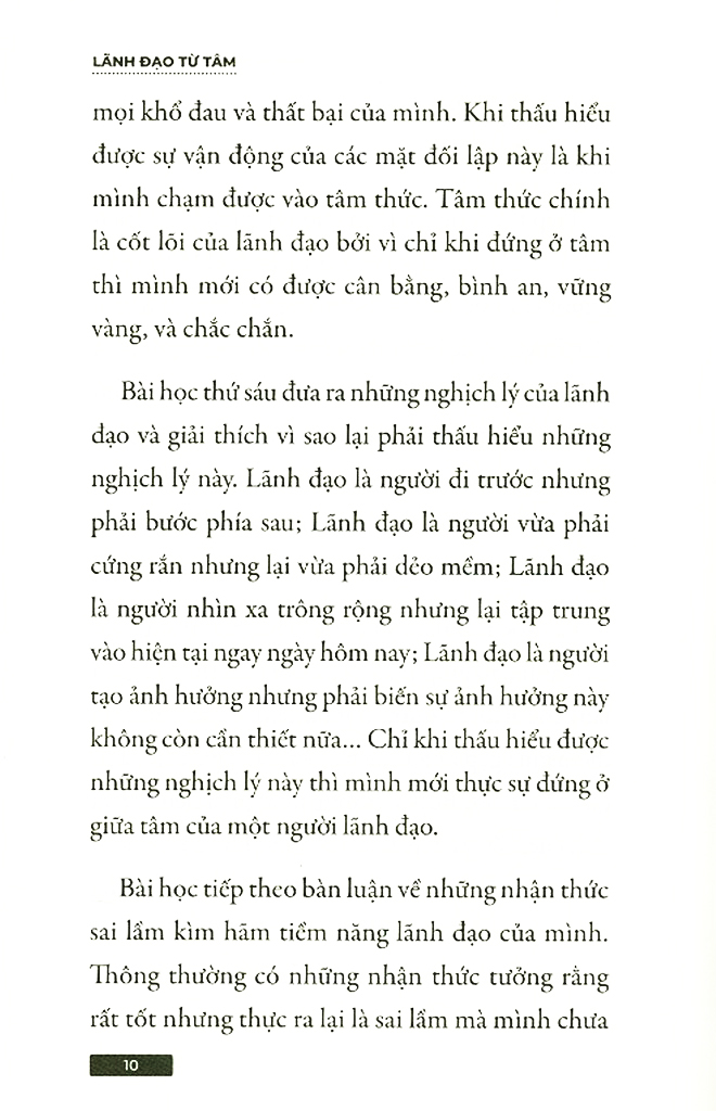 lãnh đạo từ tâm - hành trình giúp mình trở thành người lãnh đạo đích thực