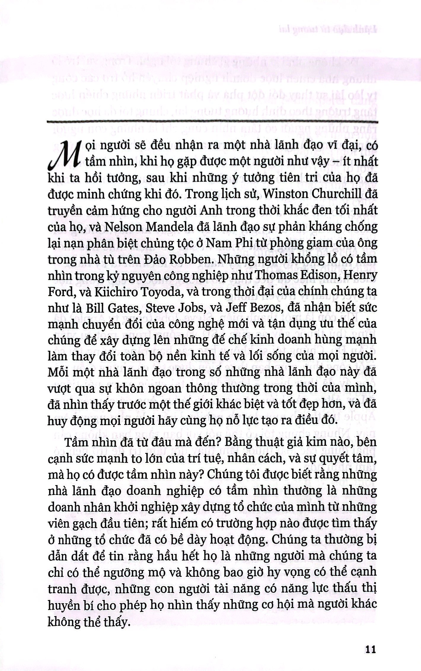 lãnh đạo từ tương lai