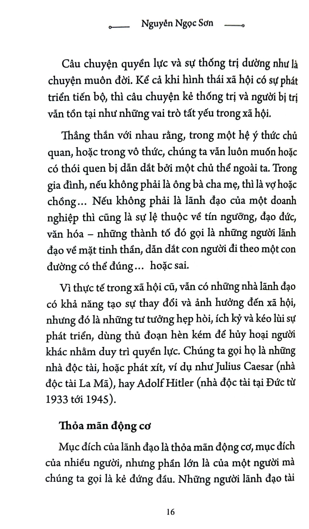 lãnh đạo và quyền lực