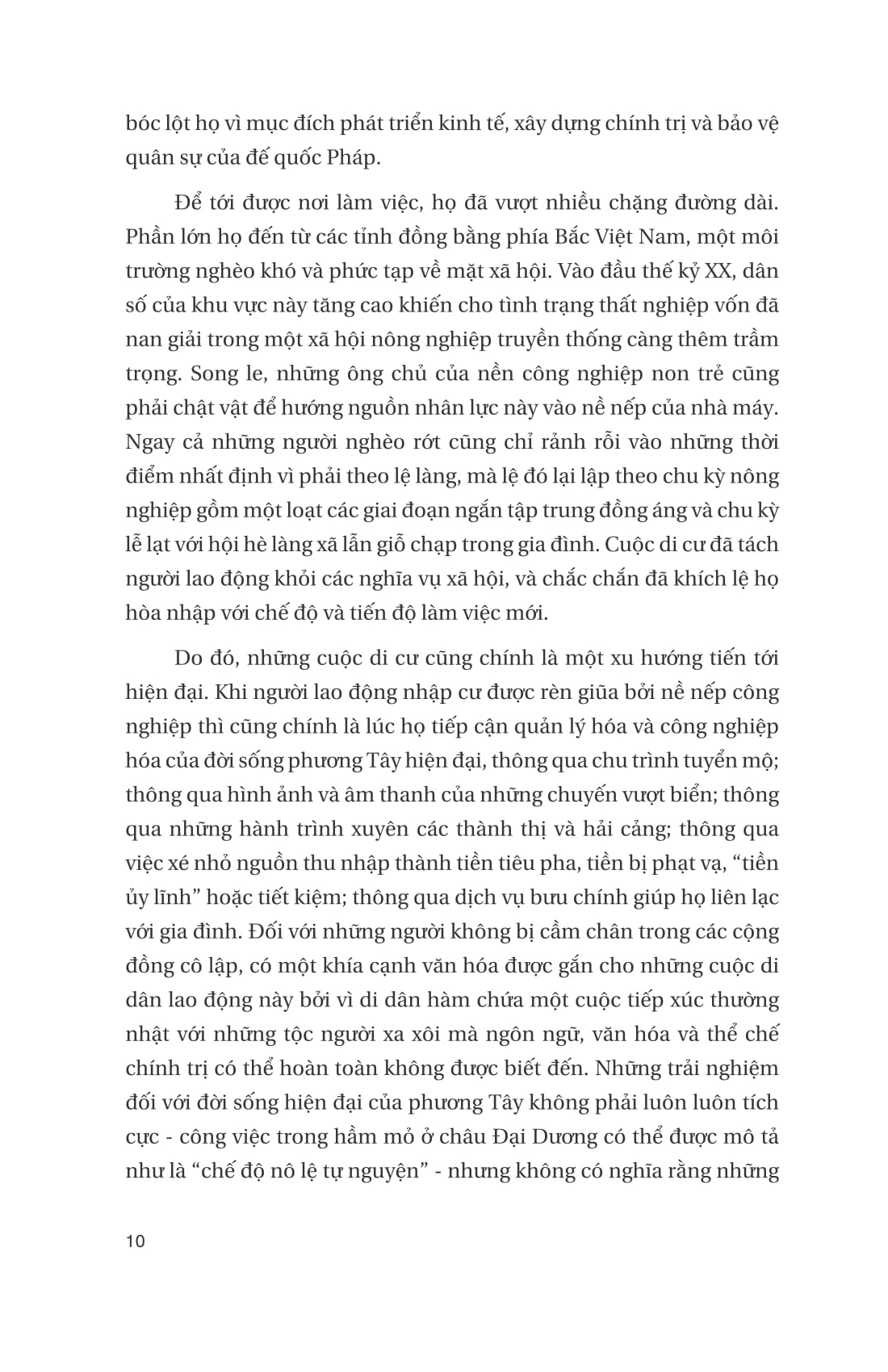 lao động di cư trong lịch sử việt nam thời pháp thuộc