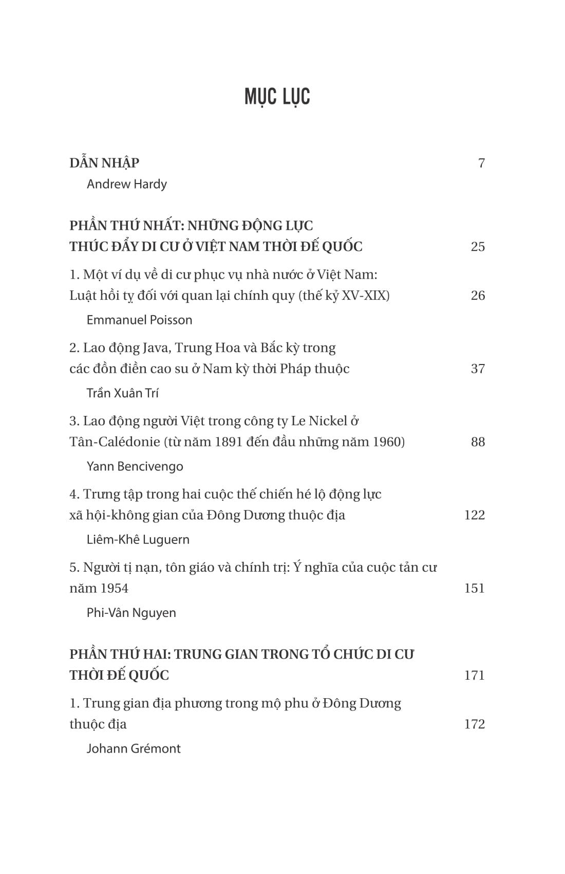 lao động di cư trong lịch sử việt nam thời pháp thuộc