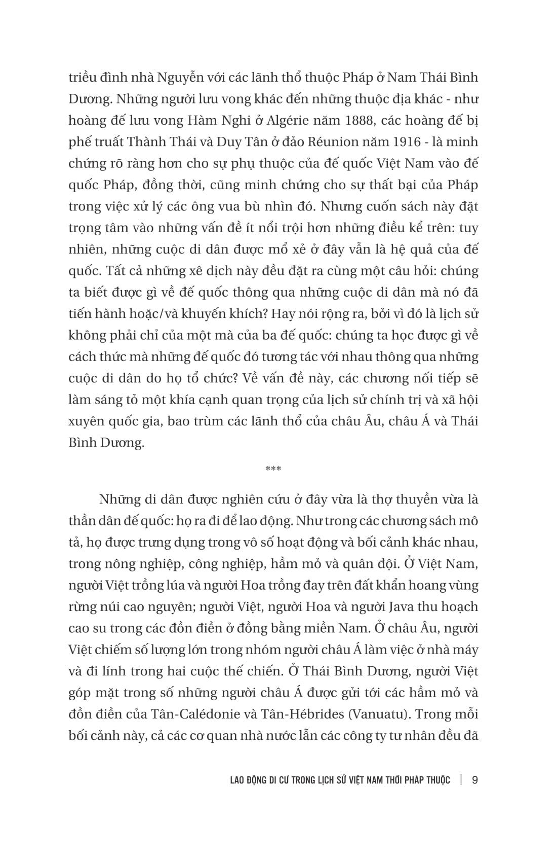 lao động di cư trong lịch sử việt nam thời pháp thuộc